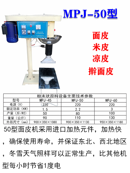 立式面皮機